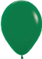 Muestra un globo sempertex verde selva