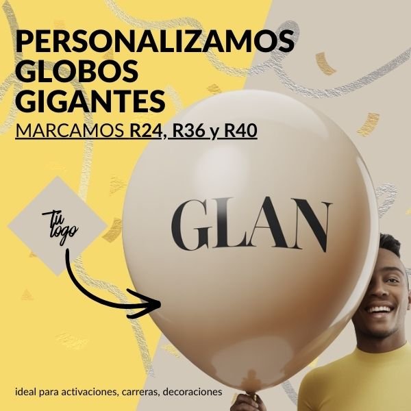 Globos R40 personalizados Bogotá grandes