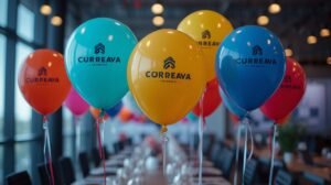 Globo personalizado enviado a Pereira para empresa con impresión profesional