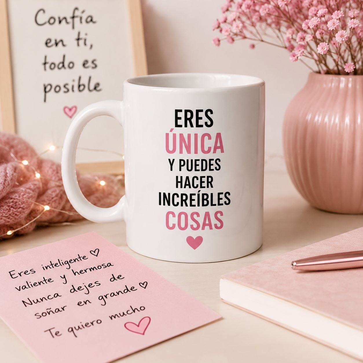 Mug personalizado para desayuno sorpresa en Bogotá